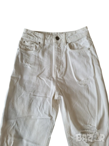 Дамски бели дънки, снимка 3 - Дънки - 53242727