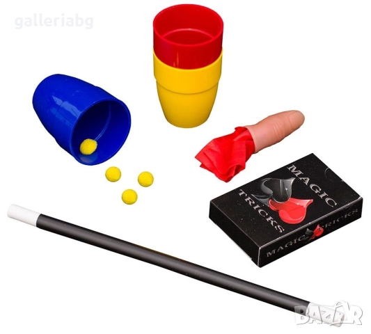 Детска магическа игра PlayLand – 100 фокусни трика + аксесоари, снимка 2 - Игри и пъзели - 52305024