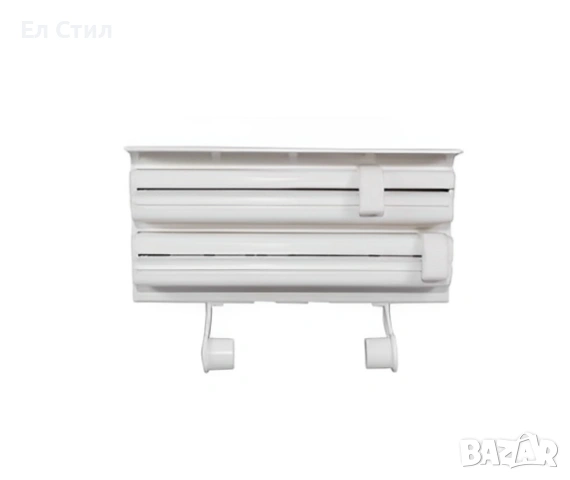 Поставка за кухненска хартия и фолио Triple paper, Цвят: Бяло, снимка 3 - Други стоки за дома - 53866152