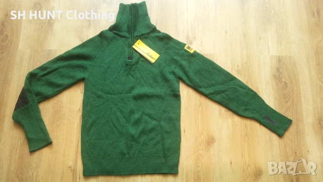 Snickers 2905 1/2 Zip WOOL Sweater размер M пуловер 100% Вълна - 2412