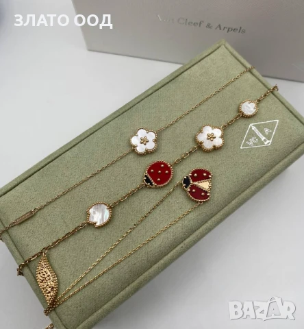 Златни сетове модел ДЕТЕЛИНА - 14К, снимка 12 - Колиета, медальони, синджири - 50461435