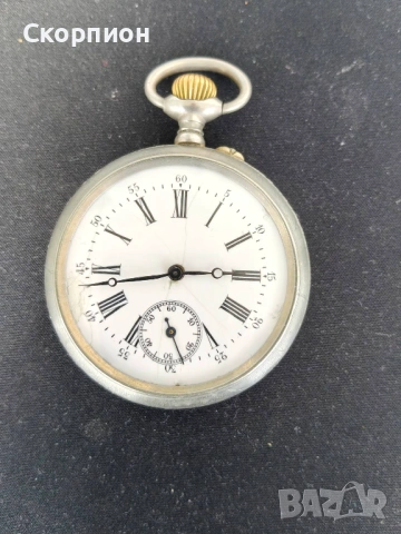 Швейцарски джобен часовник - NICKEL GARANTI - ПРОМОЦИЯ, снимка 2 - Джобни - 48887495