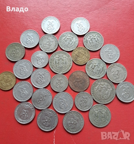 Лот стари български царски монети , снимка 4 - Нумизматика и бонистика - 52339528