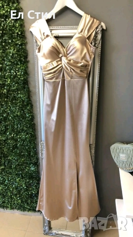 🌹Дамска сатенена рокля, ХС,С,М