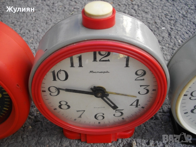 ЛОТ БУДИЛНИЦИ ЯНТАР, снимка 4 - Антикварни и старинни предмети - 51465728