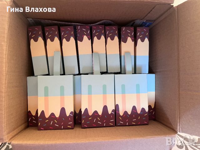 Картонени кутии "Сладолед", снимка 5 - Други - 20958324