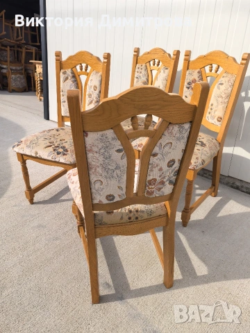 Комплект SAFIIRA - 4 трапезни стола , снимка 8 - Столове - 53625143