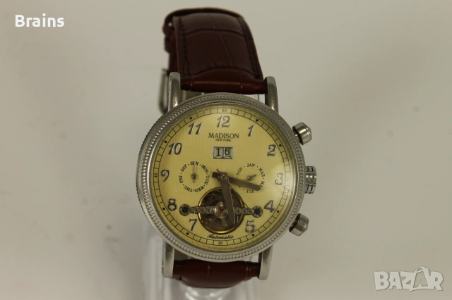Мъжки Ръчен Часовник MADISON NEW YORK Tourbillon Automatic, снимка 2 - Мъжки - 53232456