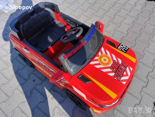 POLICE акумулаторен джип SQUAD червен, снимка 2 - Други - 53849922