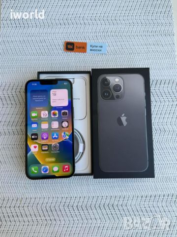 100% Батерия❗️ iPhone 13 Pro *лизинг от 48лв/м / Graphite / 128гб КАТО НОВ!, снимка 4 - Apple iPhone - 46742816