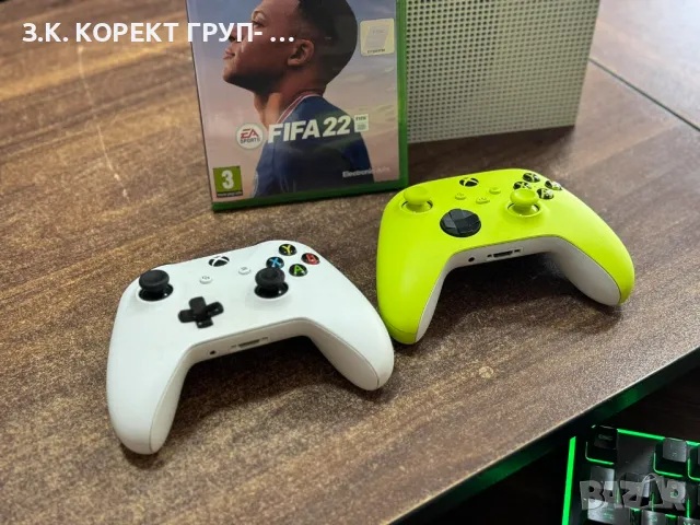 Продавам XBox One S + Fifa 22, снимка 2 - Xbox конзоли - 47123576