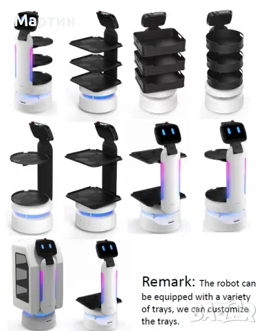 Робот сервитьор LJ-09 - хотел, ресторант, бар, снимка 10 - Обзавеждане за заведение - 49554142