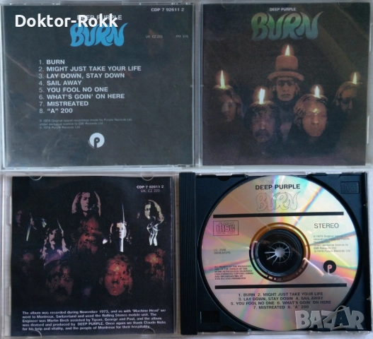 DEEP PURPLE - CDs - НЕОФИЦИАЛНИ ДИСКОВЕ, снимка 4 - CD дискове - 52597733