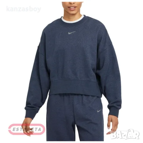 NIKE W NSW ESS FLC CREW - страхотна дамска блуза С, снимка 3 - Блузи с дълъг ръкав и пуловери - 49405523