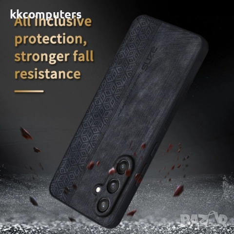 Samsung Galaxy S24 FE 5G AZNS Удароустойчив Кожен Калъф и Протектор, снимка 7 - Калъфи, кейсове - 52648108