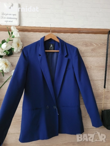 Тъмно синьо сако ATMOSPHERE , снимка 5 - Сака - 51750987