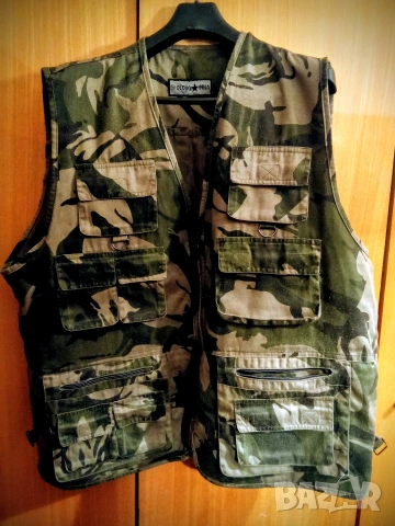 СПЕШНО Камуфлажни дрехи за лов и риболов елек и панталон мъжки