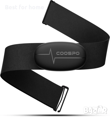 COOSPO H6 пулсомер, колан за гърди, Bluetooth ANT+ свързаност, сензор за пулсомер