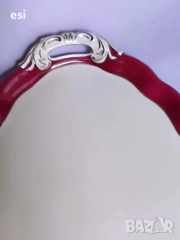 ⚜️ Немски порцелан ⚜️ Koenigszelt Овална порцеланова табла за сервиране , снимка 5 - Колекции - 51299917