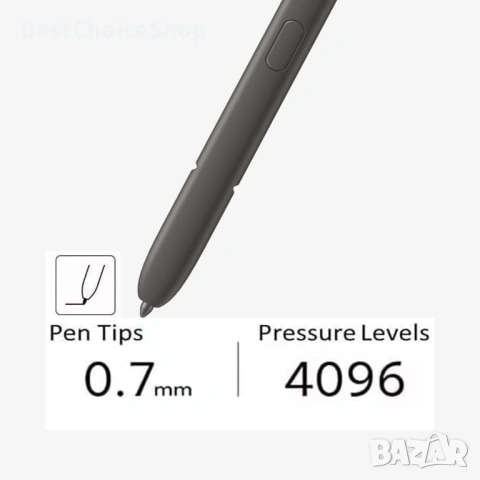Galaxy S24 Ultra S Pen Bluetooth Стилус – Титан Черен, снимка 6 - Samsung - 54007804