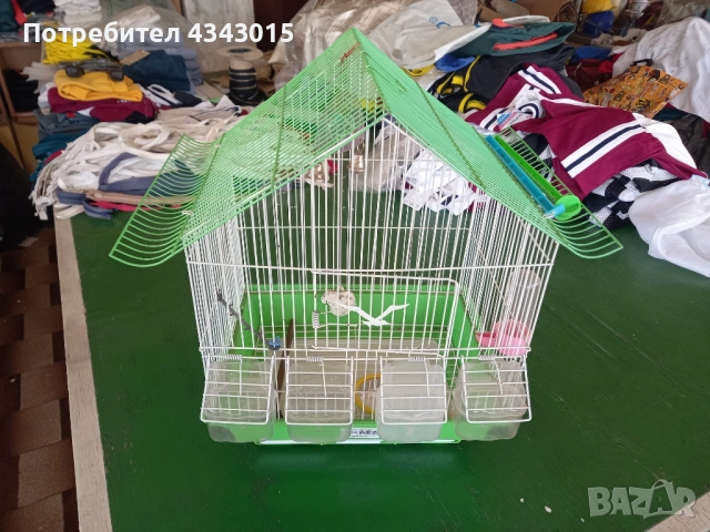 Клетка за папагали и легло за котки и други животни 