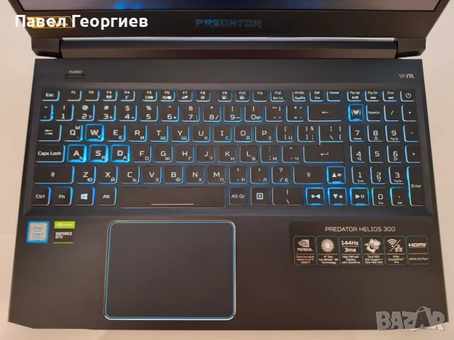 Геймърски Лаптоп Acer Predator Helios 300, 15.6 инча + охладител, Razer мишка и силиконов протектор, снимка 3 - Лаптопи за игри - 48653932