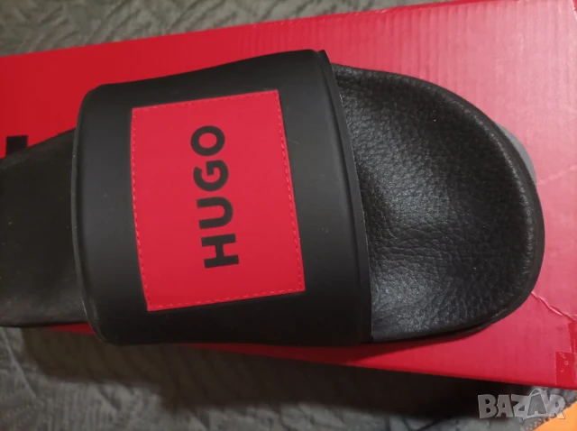 Hugo boss чехли original 41,42 номер , снимка 3 - Маратонки - 50767846
