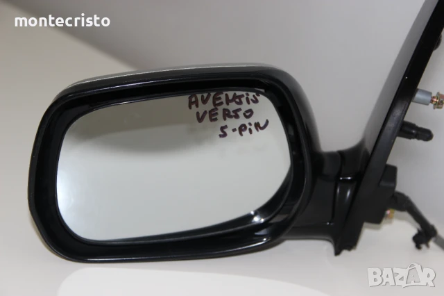 Ляво електрическо огледало Toyota Avensis Verso (2001-2004г.) 5 пина / Тойота Авенсис Версо, снимка 2 - Части - 50913598