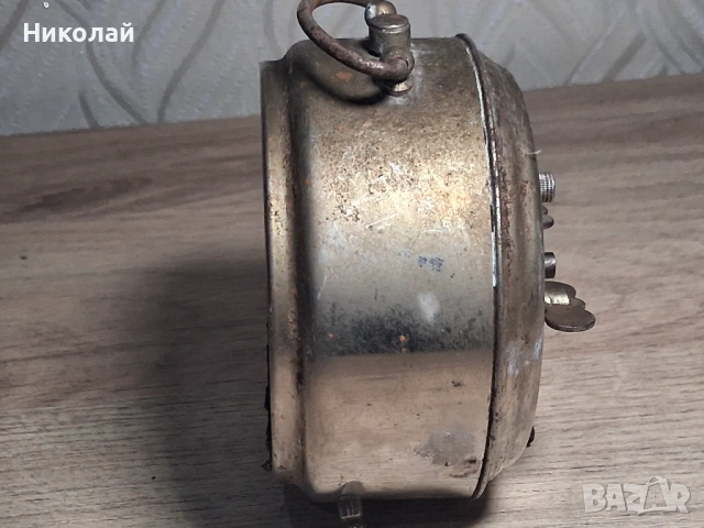 Стар Будилник Настолен Часовник Родина, снимка 9 - Антикварни и старинни предмети - 53817359