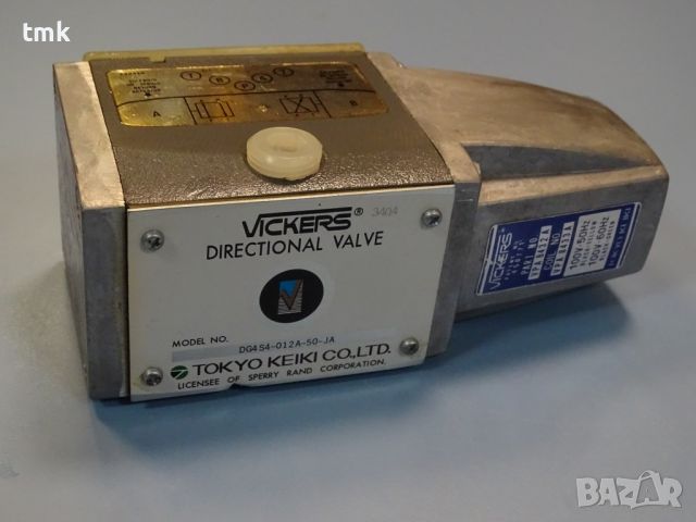 Хидравличен разпределител Vickers DG4S4-12A-50-JA directional valve 100V, снимка 11 - Резервни части за машини - 45239258