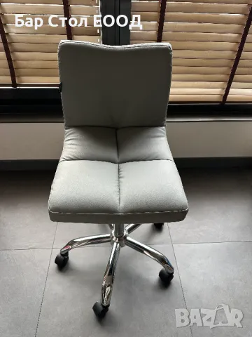 Стол на колелца Largo gray+безплатна доставка и гаранция, снимка 2 - Столове - 43157848