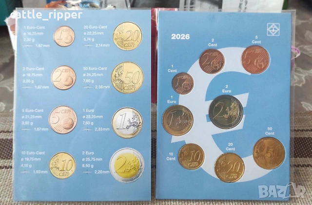 Български евро монети, снимка 3 - Нумизматика и бонистика - 53563369