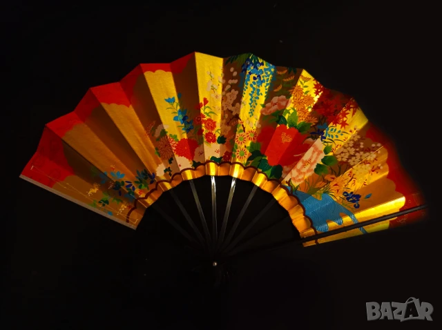 Японско ветрило с поставка  (Фън Шуй), снимка 7 - Декорация за дома - 27224770