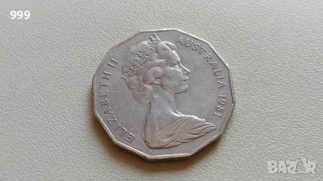 1 пени 1936, 1938, 1943, 50 цента 1981, 50 цента 1982 Австралия - Възпоменателна, снимка 9 - Нумизматика и бонистика - 40240231