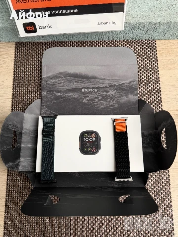 НОВ!/*ЛИЗИНГ*/ Apple Watch Ultra 2 Black 49mm iwatch Часовник, снимка 6 - Смарт гривни - 51116001