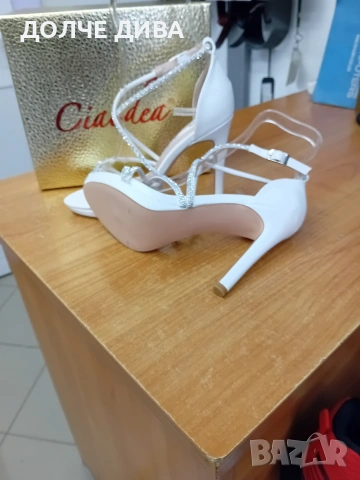 Дам.сандали м 7277 бели , снимка 4 - Сандали - 53898328