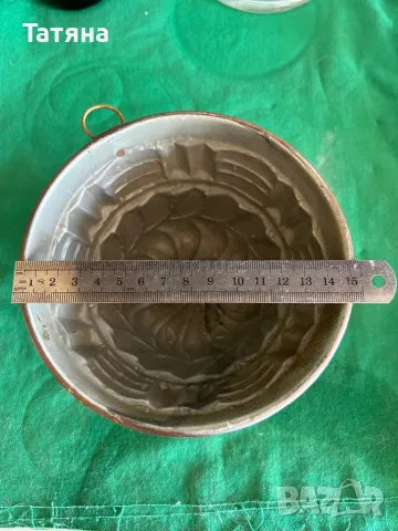 Медни саксии за цветя и свещник от мед  винтидж, снимка 10 - Декорация за дома - 49111162