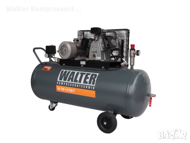 Въздушен компресор WALTER GK 530-3,0/200 P, снимка 1 - Компресори - 46101287