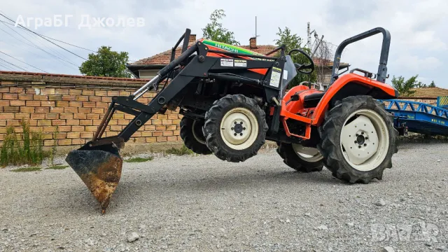 Японски трактор Hitachi NZ215 (Kubota GT21) с челен товарач, 4х4, 21 к.с., АграБГ Джолев, снимка 11 - Селскостопанска техника - 47072764