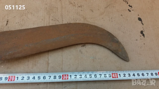 отличен кован възрожденски косер, секира сатър , снимка 4 - Антикварни и старинни предмети - 50588750