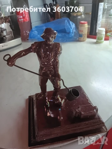 стара статуетка, снимка 7 - Антикварни и старинни предмети - 51088482