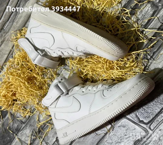 Nike Air Force 1 Mid, снимка 4 - Кецове - 48955207