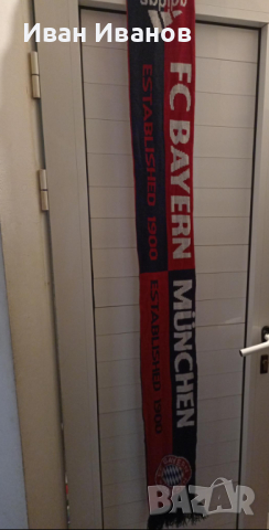 Оригинален шал на Байерн Мюнхен, снимка 2 - Футбол - 45017574