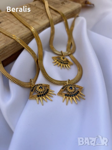 Beralis Колие Око, снимка 2 - Колиета, медальони, синджири - 53495417