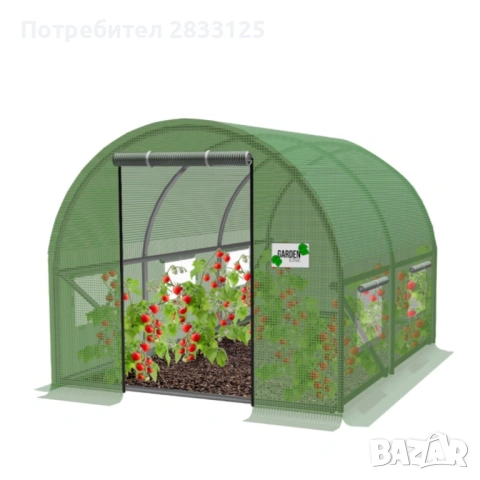 Компактна оранжерия – лесен монтаж и стабилна рамка