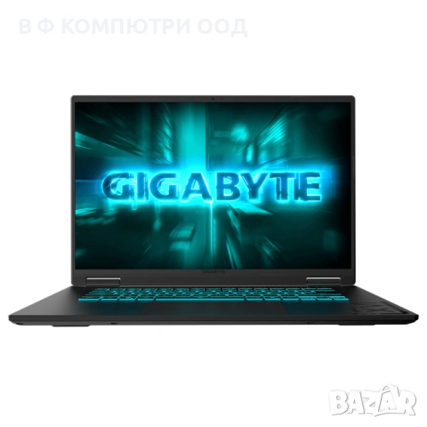 Лаптоп GIGABYTE GAMING A16 3VH - 16" IPS WUXGA 165Hz, AMD Ryzen 7 260, 16GB DDR5, 512GB SSD Gen4, nV
