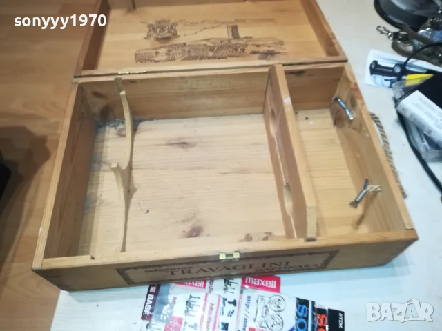 TRAVAGLINI-ДЪРВЕНА КУТИЯ ЗА КОЛЕКЦИЯ 2307251220LCHERY, снимка 2 - Антикварни и старинни предмети - 51115149