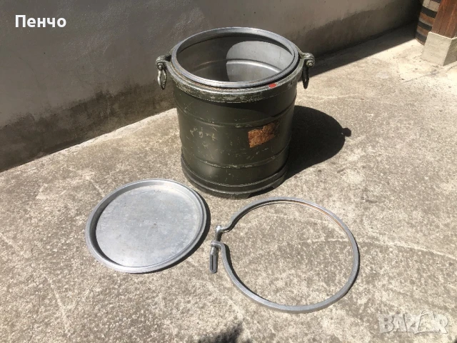 стар немски военен контейнер за барут - 1939г. - WEHRMACHT - WWII - ОРИГИНАЛ