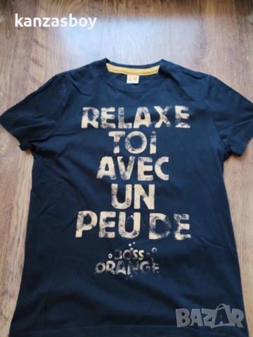 hugo boss orange - страхотна мъжка тениска M , снимка 4 - Тениски - 53828414