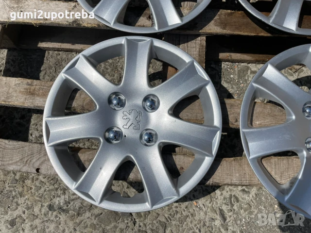 14 цола Тасове Peugeot 206 9687119080 Оригинал, снимка 3 - Аксесоари и консумативи - 50760373